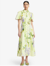 Load image into Gallery viewer, Bianca Short Sleeved Midi Dress | Leo Lin