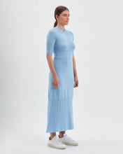 Load image into Gallery viewer, Pointelle Wool Dress Seafoam / Iris &amp; Wool