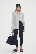 Load image into Gallery viewer, Atlas Shirt (Vertical Charcoal Strip) / Logoe Heritage