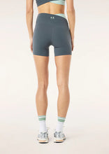 Load image into Gallery viewer, Wander 5&quot; Bike Shorts, Thunder/Dusty Mint | P E Nation