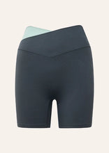 Load image into Gallery viewer, Wander 5&quot; Bike Shorts, Thunder/Dusty Mint | P E Nation