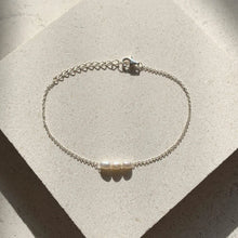 Load image into Gallery viewer, Mini Pearl Bracelet Silver | Saint Valentine
