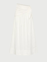 Load image into Gallery viewer, Dixie Tie Skirt White | Roame