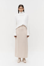 Load image into Gallery viewer, Glou Maxi Skirt Stone / Friend of Audrey