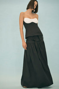 Elysian Belted Maxi Skirt Black / Third Form