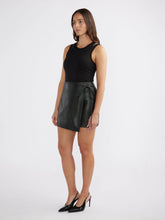 Load image into Gallery viewer, Melissa Leather Skirt Black / Ena Pelly