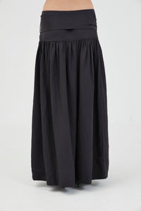 Elysian Belted Maxi Skirt Black / Third Form