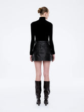 Load image into Gallery viewer, Core Leather Mini Skirt Black / Ena Pelly