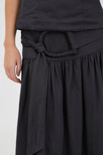 Load image into Gallery viewer, Elysian Belted Maxi Skirt Black / Third Form