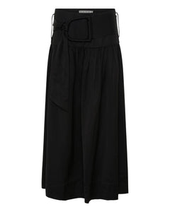 Elysian Belted Maxi Skirt Black / Third Form