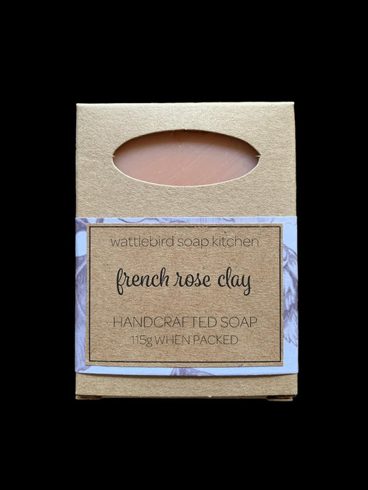 French Rose Clay Soap / Wattlebird Canberra 