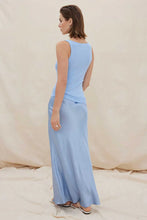 Load image into Gallery viewer, Rhyme Combo Slip Knit Dress, Dawn Blue | Sovere