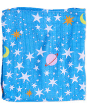 Load image into Gallery viewer, Stars and Moon Bamboo Swaddle | Kip &amp; Co