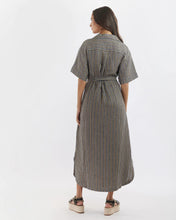 Load image into Gallery viewer, Set Sail Linen Stripe Dress / Amelius