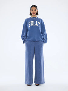 EP Varsity Sweatshirt Indigo Wash / Ena Pelly