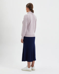Jacqueline Bow Sweater Rose Melange / Iris & Wool