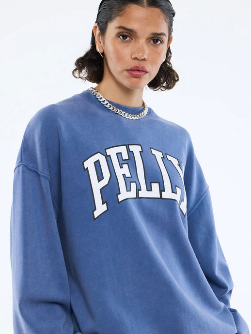 EP Varsity Sweatshirt Indigo Wash / Ena Pelly