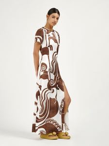 Dahila Maxi Dress, Roaming Horses | Roame