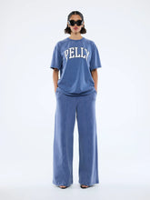 Load image into Gallery viewer, Jessie Oversized Tee Varsity Indigo Wash / Ena Pelly