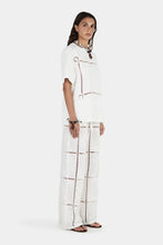 Load image into Gallery viewer, Maxwell Lattice TShirt Ivory / Hansen&amp;Gretel