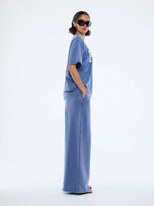 Jessie Oversized Tee Varsity Indigo Wash / Ena Pelly