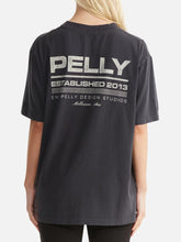 Load image into Gallery viewer, Luna Oversized Tee Classic Logo Black / Ena Pelly