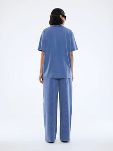 Jessie Oversized Tee Varsity Indigo Wash / Ena Pelly