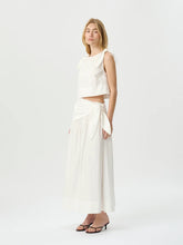 Load image into Gallery viewer, Dixie Tie Top White | Roame