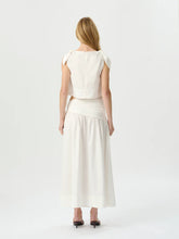 Load image into Gallery viewer, Dixie Tie Top White | Roame