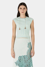 Load image into Gallery viewer, Gigi Topstitch Tee Seafoam / Hansen &amp; Gretel