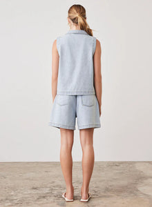 Riptide Denim Top / Esmaee