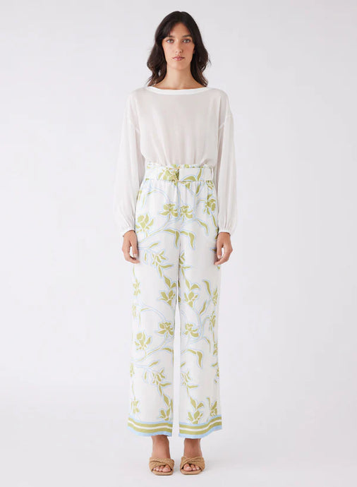 Tranquility Pant, Olive Floral | Esmaee