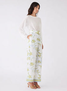 Tranquility Pant, Olive Floral | Esmaee