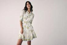 Load image into Gallery viewer, Tranquility Mini Dress, Olive Floral | Esmaee