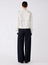 Load image into Gallery viewer, Avenue Cropped Trench Chalk | Esmaee