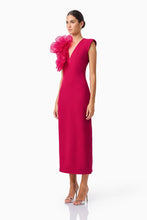 Load image into Gallery viewer, Verdessa V-Neck Maxi Dress in Raspberry Pink | Elliatt