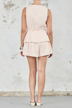 Load image into Gallery viewer, The Linen-Blend Wrap Vest / Friend of Audrey