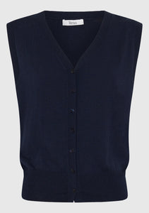 Rhyan Knit Vest Navy / Morrison