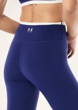 Load image into Gallery viewer, Vita Full Length Legging, Bright Navy &amp; Whisper White | P E Nation
