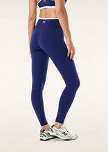 Load image into Gallery viewer, Vita Full Length Legging, Bright Navy &amp; Whisper White | P E Nation