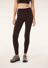 Load image into Gallery viewer, Vita Full Length Legging, Espresso/Chalk Pink | P E Nation