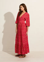 Load image into Gallery viewer, Raquel Maxi Dress Berry | Auguste