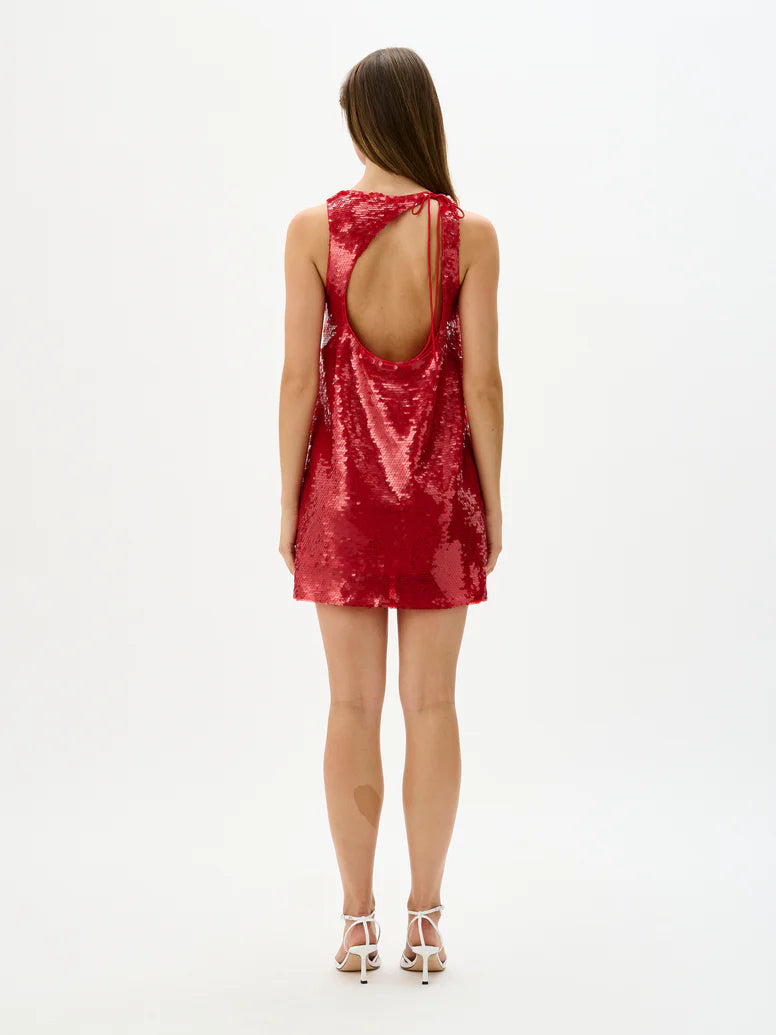 Bobbi Mini Dress, Red | ROAME