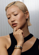 Load image into Gallery viewer, Wabi Sabi Mini Hoops - Silver | Saint Valentine