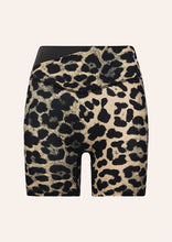 Load image into Gallery viewer, Wander 5&quot; Bike Short Leopard Print &amp; Smokestone | P.E Nation