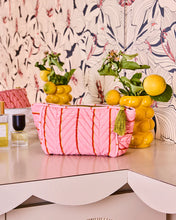 Load image into Gallery viewer, Wategos Soiree Stripe Velvet Toiletry Bag | Kip &amp; Co