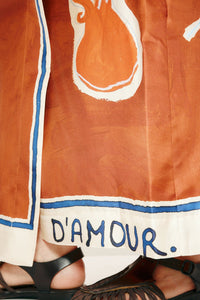Soleil D'Amour Silk Sarong Skirt | Alemais
