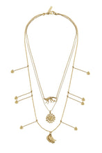 Load image into Gallery viewer, Jem Multi Chain Charm Necklace | Alemais