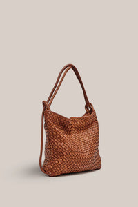 Woven Bella Tan 2 in 1 Convertible Backpack Tote | Vestirsi, Pre Order