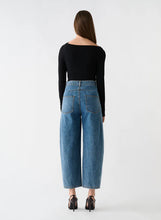 Load image into Gallery viewer, Pinnacle Knit Top Black &amp; Brown / Esmaee
